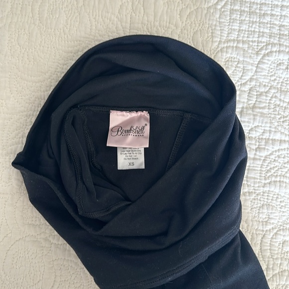 Bombshell Sportswear Black Athletic Shorts - Picture 3 of 3